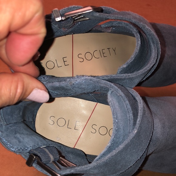 Sole Society suede leather cute ankle boots - Picture 9 of 15